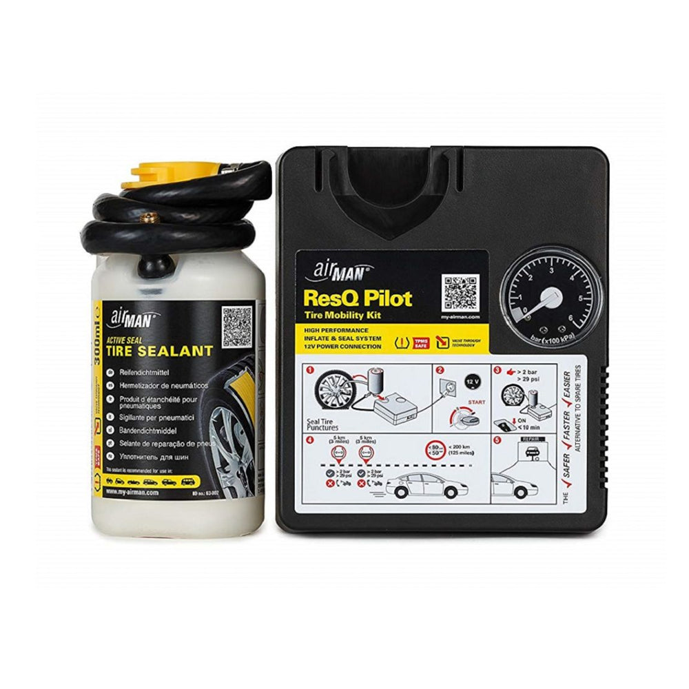 ResQ Pilot Tyre Repair Kit + 300ml Pilot Universal Tyre Sealant
